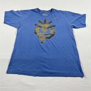 NIKE Manny Pacquiao Boxing Blue T-Shirt Standard Fit Short Sleeve Tee Sz L